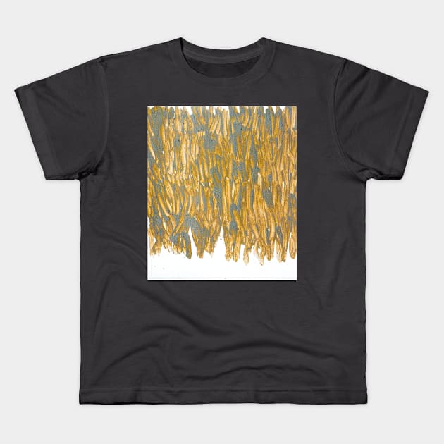 Yellow sunshine forest Kids T-Shirt by bunlinked